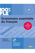 Grammaire essentielle du francais niv. a1 2018 - livre + cd