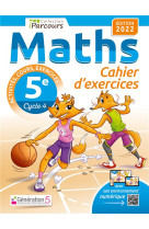 Cahier d'exercices iparcours maths 5e avec cours (édition 2022)