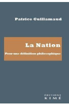 La nation. pour une definition philosophique