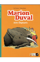 Ribambelle ce2 ed. 2017 - bd marion duval sos elephants - y. et n. pommaux - album 3