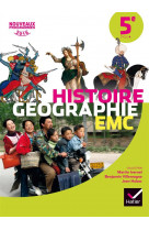 Histoire-geographie emc 5e ed. 2016 - manuel de l-eleve