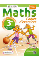 Cahier d-exercices iparcours maths 3e avec cours (edition 2022)