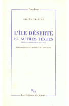 L-ile deserte et autres textes