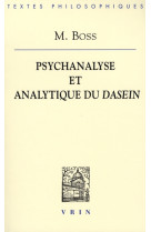 Psychanalyse et analytique du dasein