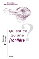 Qu-est-ce qu-une frontiere?