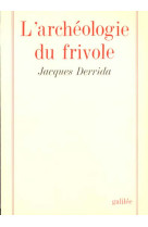 L'archéologie du frivole