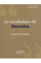 Vocabulaire de simondon (le)