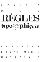 Lexique des regles typographiques