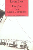 Exegese des lieux communs