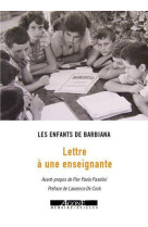 Lettre a une enseignante