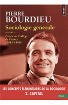 Sociologie generale, vol 2 - cours au college de france (1983-1986)