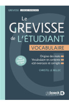 Le grevisse de l-etudiant - vocabulaire