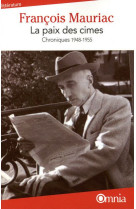 La paix des cimes - chroniques 1948-1955 3eme edition