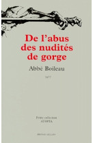 De l-abus des nudites de gorge