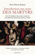 Introduction aux actes des martyrs