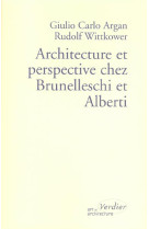 Architecture et perspective chez brunelleschi et alberti