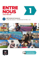 Entre nous 1 - livre de l-eleve + cahier d-activites