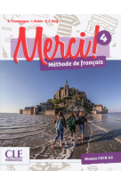 Merci fle n.4 manuel élève +dvd rom