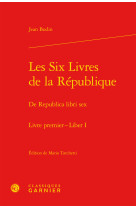 Les six livres de la république / de republica libri sex