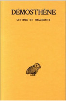 Lettres et fragments