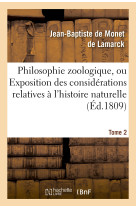 Philosophie zoologique. tome 2