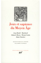 Jeux et sapience du moyen âge