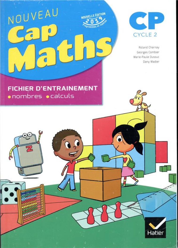 CAP MATHS CP ED. 2019 - FICHIER DE L-ELEVE + CAHIER DE GEOMETRIE-MESURE - XXX - NC