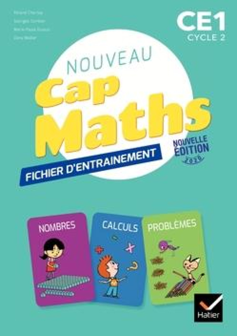 CAP MATHS CE1 ED. 2020 - FICHIER + CAHIER DE GEOMETRIE + LIVRET DE PROBLEMES - XXX - NC