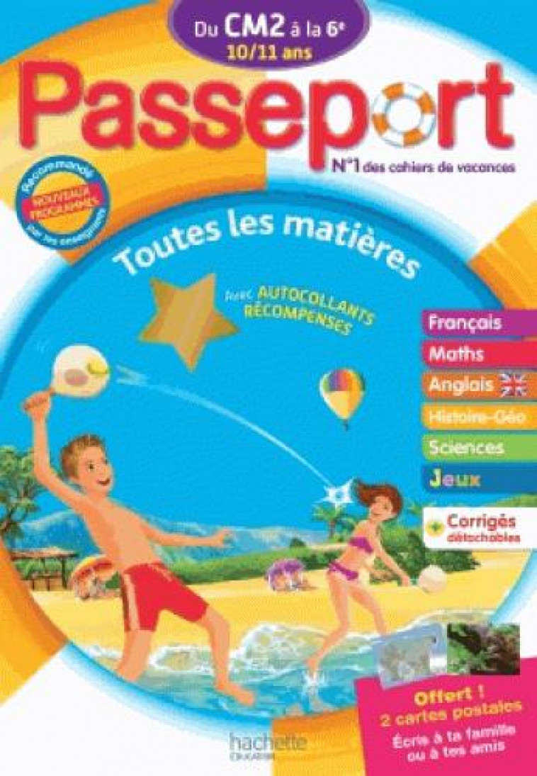 PASSEPORT DU CM2 A LA 6E - MASCLET/BONNERAT - Hachette Education