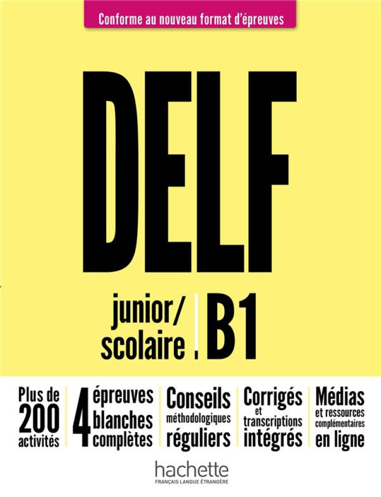 DELF JUNIOR/SCOLAIRE - NOUVEAU FORMAT D-EPREUVES (B1) - BIRAS/MOUS - HACHETTE