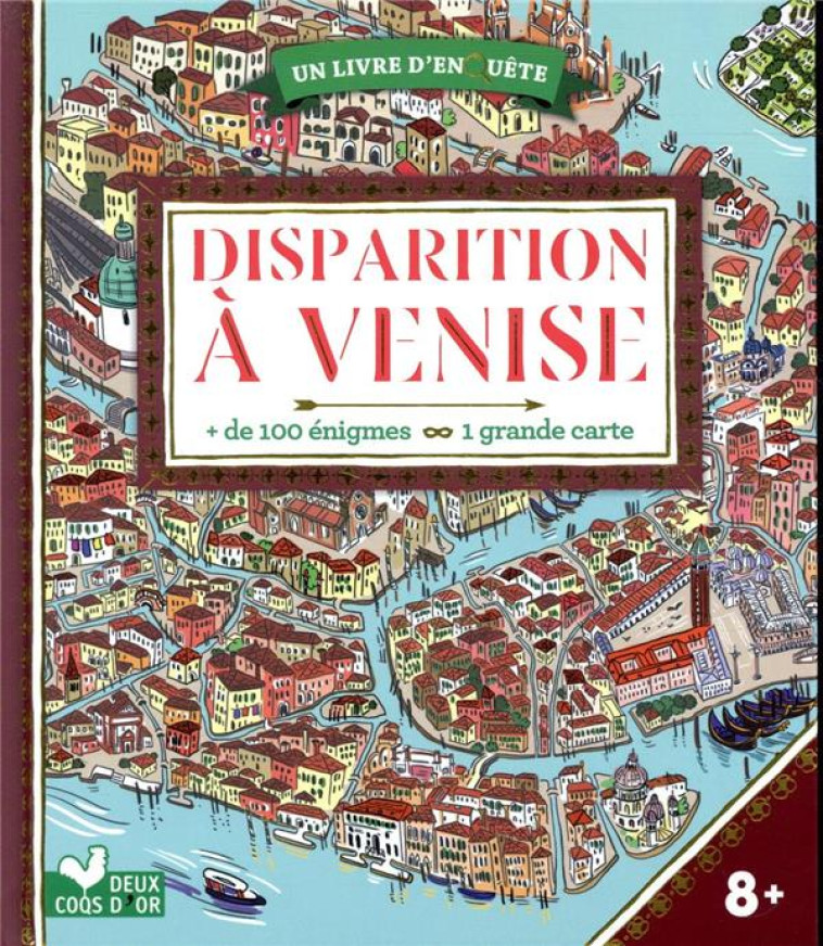 DISPARITION A VENISE - LIVRE AVEC CARTE - LES FEES HILARES - HACHETTE