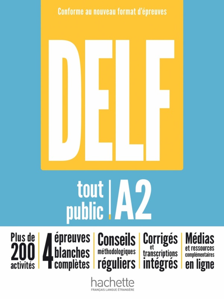 DELF TOUT PUBLIC A2 NOUVEAU FORMAT D-EPREUVES - MOUS NELLY - NC