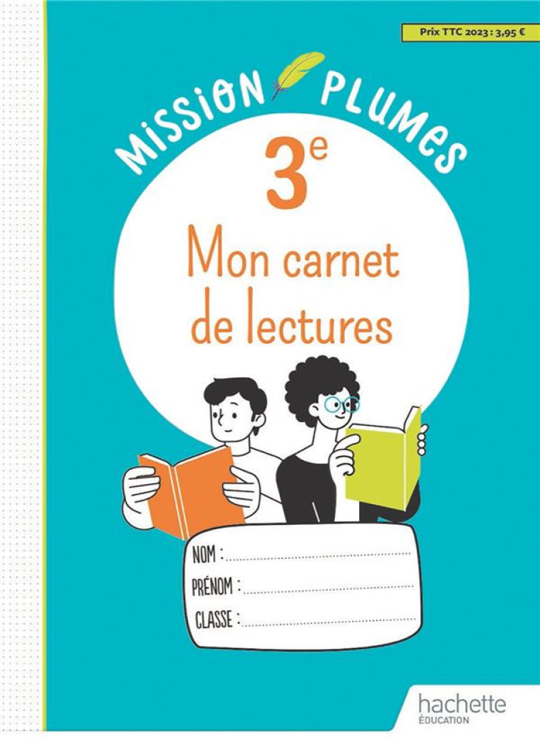 MON CARNET DE LECTURES 3E - CAHIER ELEVE - ED. 2023 - WALKOWIAK - HACHETTE