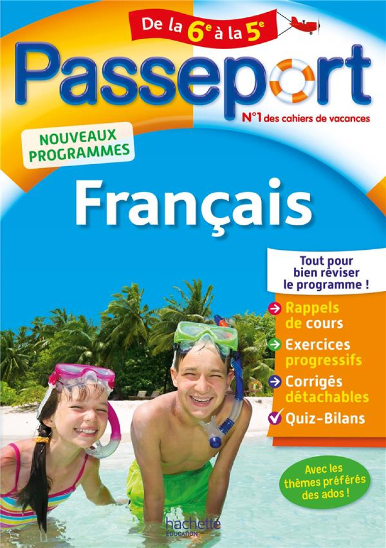 PASSEPORT - FRANCAIS DE LA 6E A LA 5E - CAHIER DE VACANCES 2021 - LISLE ISABELLE - HACHETTE