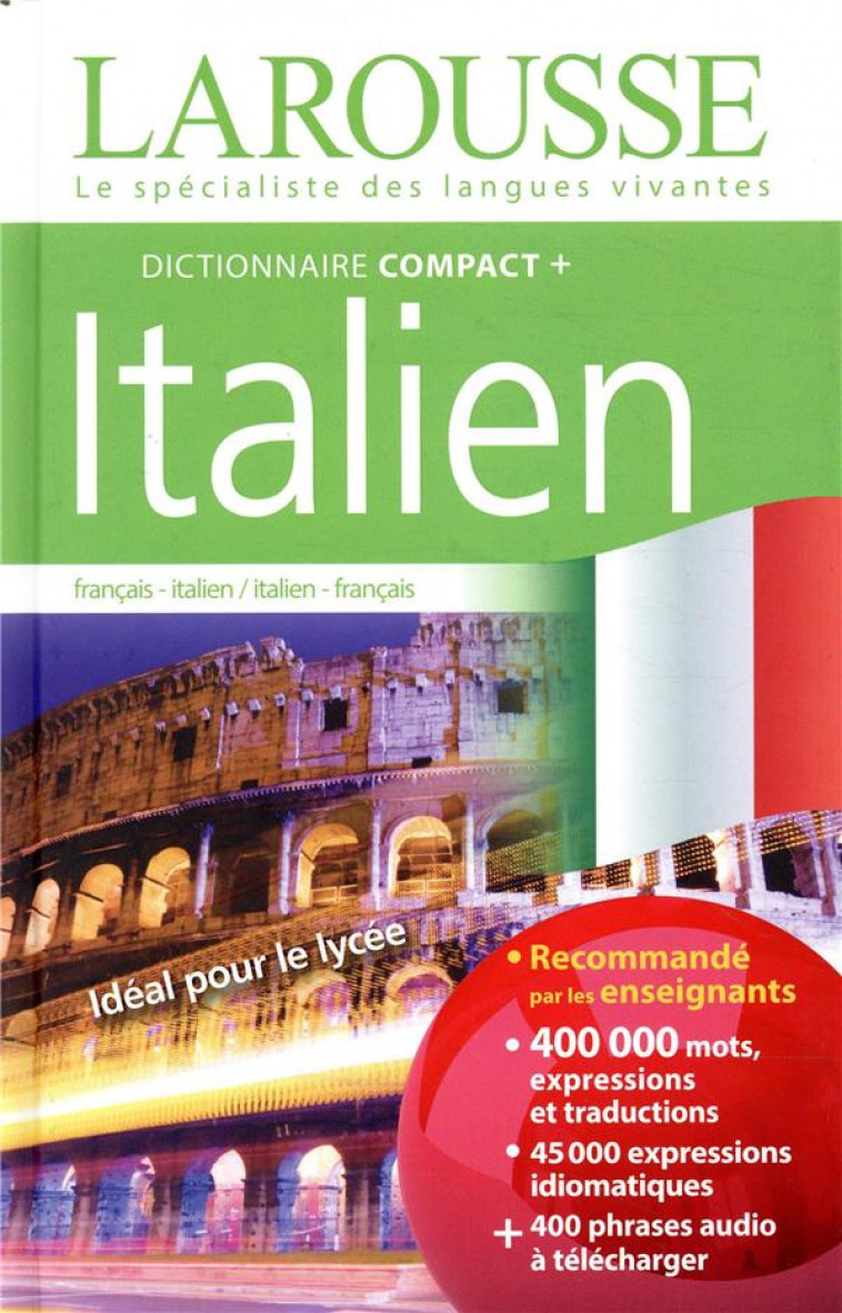 COMPACT PLUS FRANCAIS - ITALIEN - COLLECTIF - LAROUSSE
