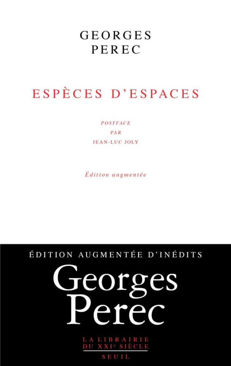 ESPECES D-ESPACES - PEREC GEORGES - SEUIL