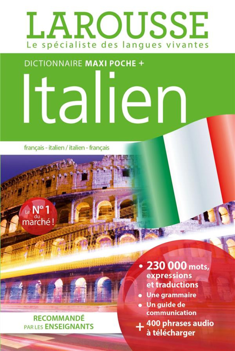 DICTIONNAIRE LAROUSSE MAXI POCHE PLUS ITALIEN - COLLECTIF - LAROUSSE