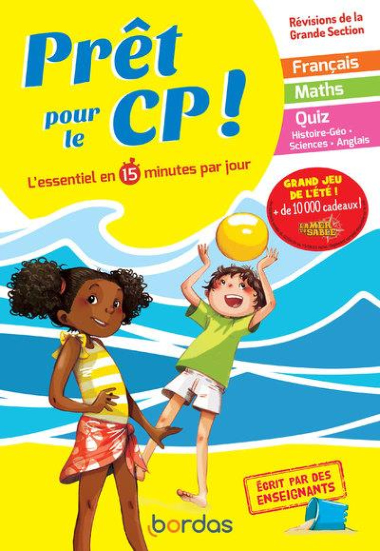 PRET POUR LE CP ! L-ESSENTIEL EN 15 MINUTES PAR JOUR - COLLECTIF - BORDAS