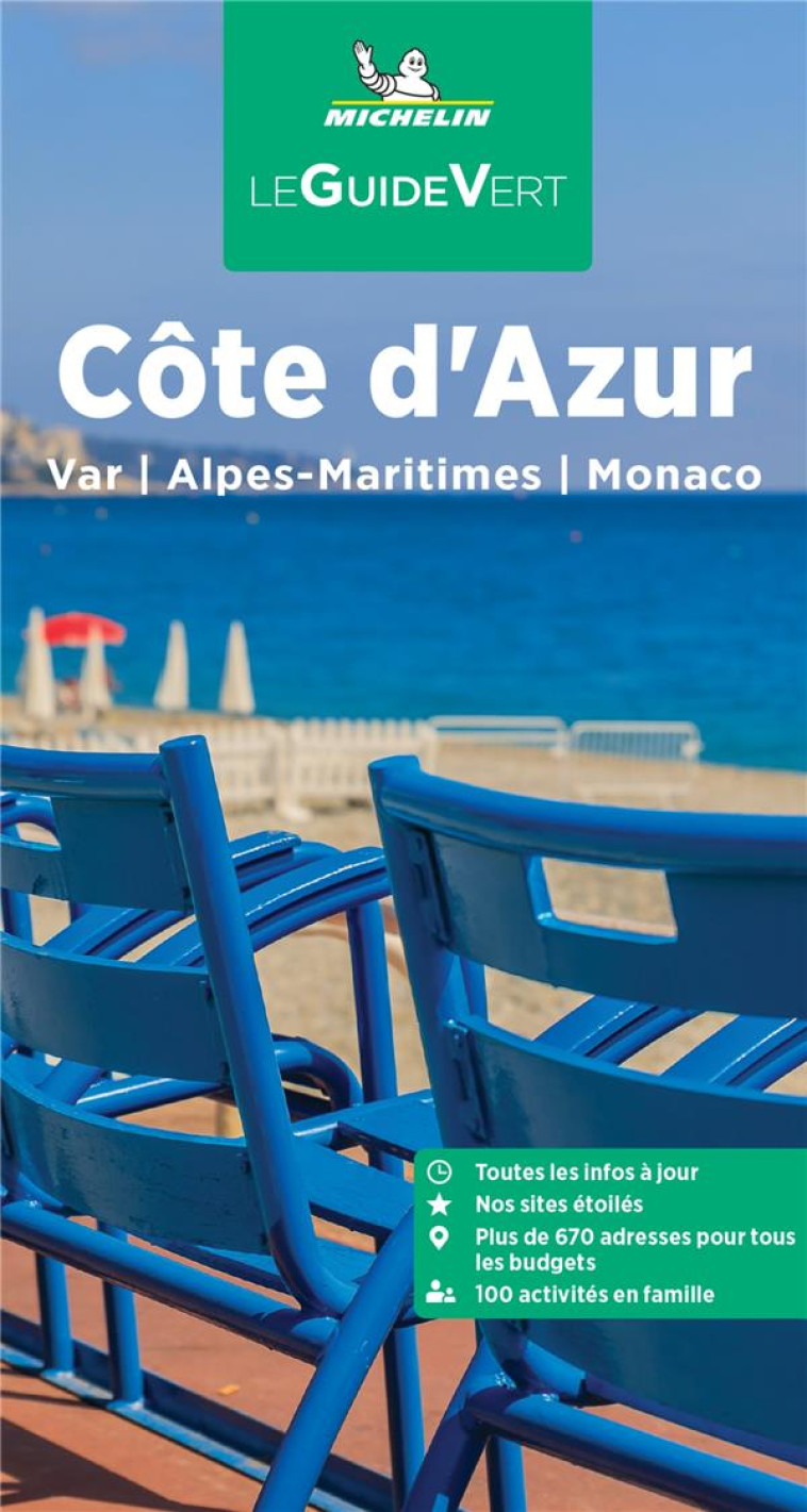 GUIDE VERT COTE D-AZUR - VAR, ALPES-MARITIMES, MONACO - XXX - MICHELIN