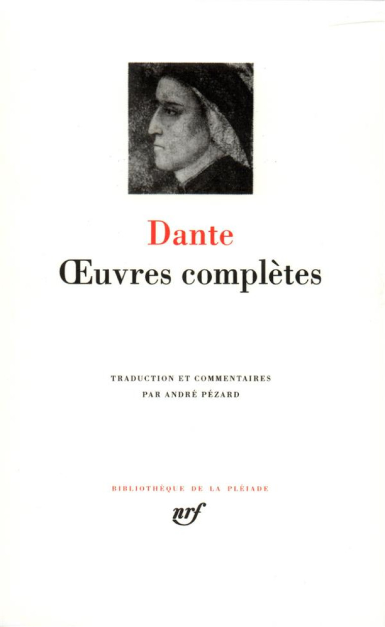 OEUVRES COMPLETES - DANTE - GALLIMARD