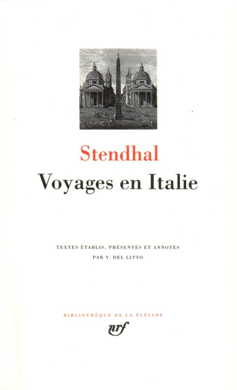 VOYAGES EN ITALIE - STENDHAL - GALLIMARD