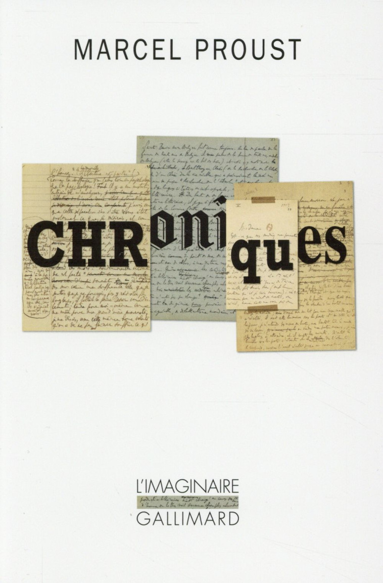 CHRONIQUES - PROUST MARCEL - Gallimard