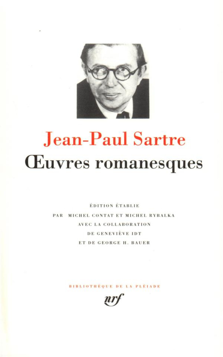 OEUVRES ROMANESQUES - SARTRE JEAN-PAUL - GALLIMARD