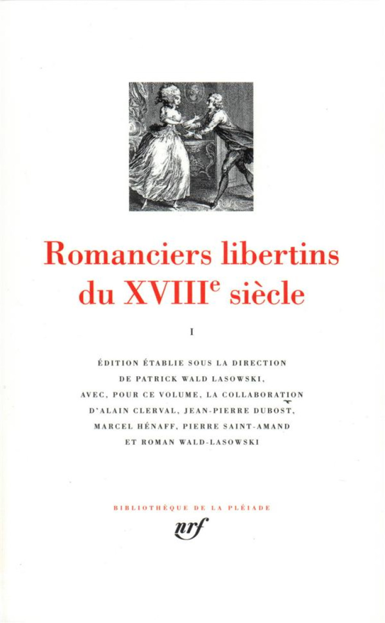 ROMANCIERS LIBERTINS DU XVIII  SIECLE - VOL01 - COLLECTIF - GALLIMARD