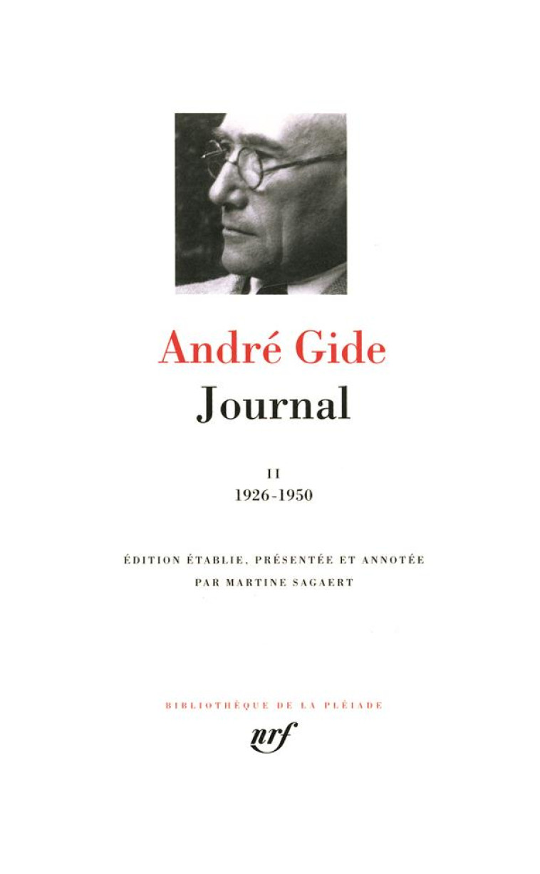 JOURNAL - VOL02 - 1926-1950 - GIDE ANDRE - GALLIMARD