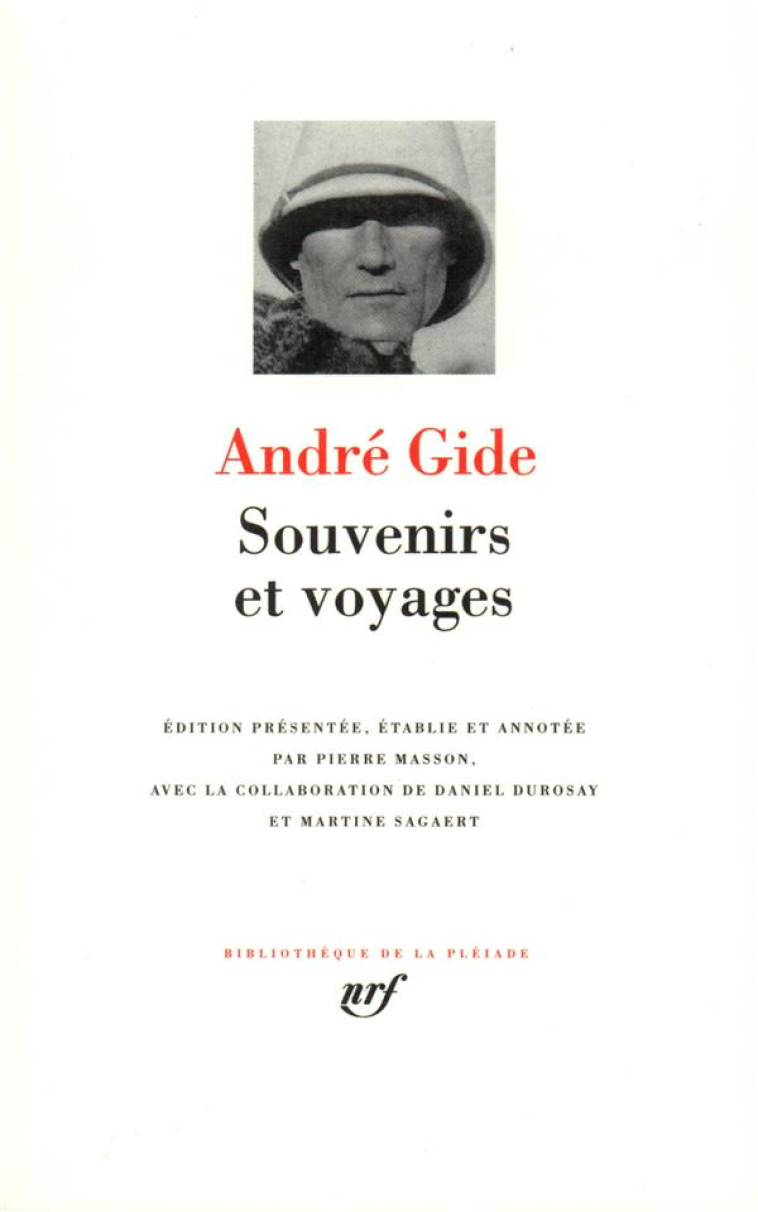 SOUVENIRS ET VOYAGES - GIDE ANDRE - GALLIMARD