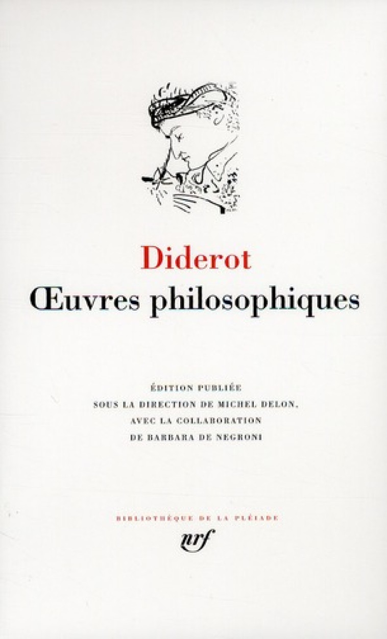 OEUVRES PHILOSOPHIQUES - DIDEROT DENIS - GALLIMARD