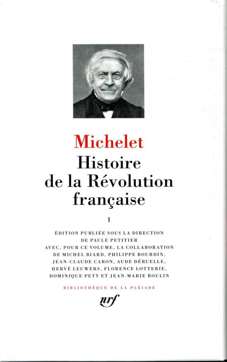 HISTOIRE DE LA REVOLUTION FRANCAISE - VOL01 - MICHELET JULES - GALLIMARD