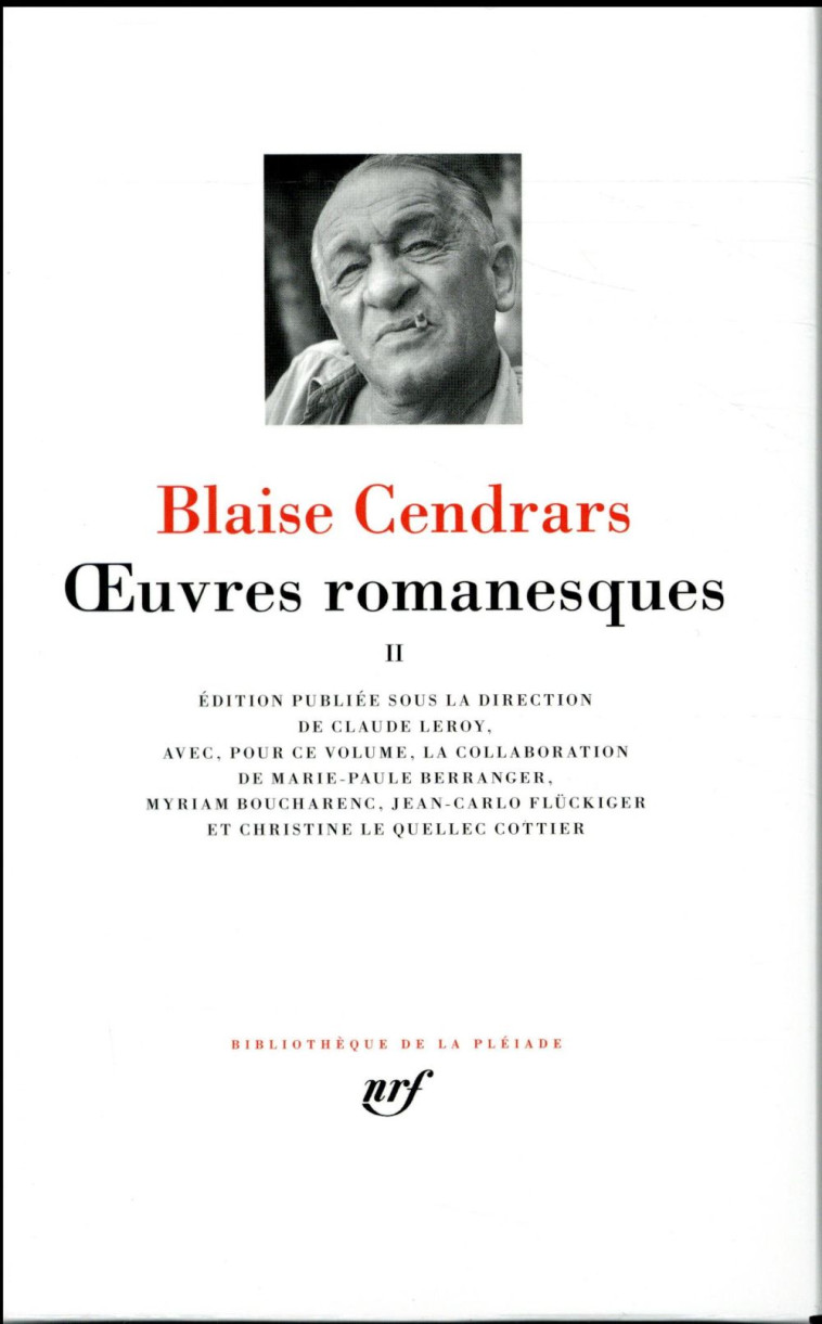 OEUVRES ROMANESQUES/POESIES COMPLETES - VOL02 - CENDRARS BLAISE - Gallimard