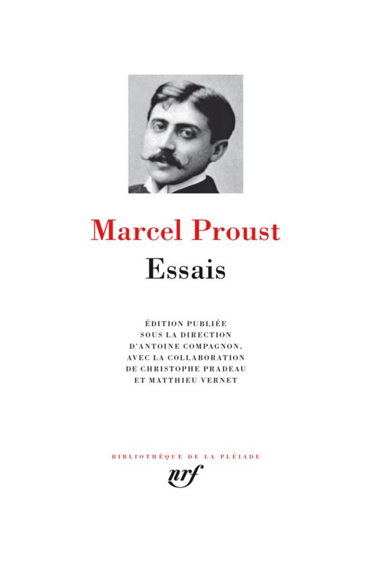 ESSAIS - PROUST MARCEL - GALLIMARD